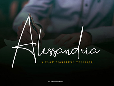 Alessandria - Free Signature Font