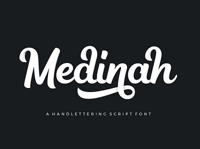 Medinah - Free Handlettering Script Font design font fonts free download free font free fonts freebies freefont typeface typography
