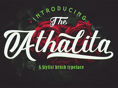 Athalita - Free Brush Stylist Font