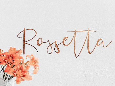 Rossetta - Free Modern Script Font