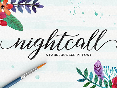 Nightcall - Free Fabulous Script Font