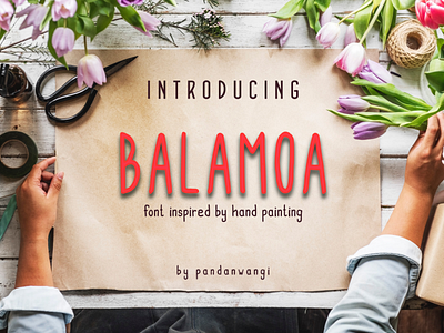 Balamoa Free Font font fonts free download free font free fonts freebies freefont type typeface typography