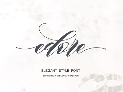 Edore - Free Script Font font fonts free download free font free fonts freebies freefont type typeface typography