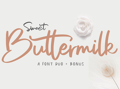 Sweet Buttermilk Free Font font fonts free download free font free fonts freebies freefont type typeface typography