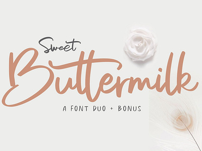 Sweet Buttermilk Free Font