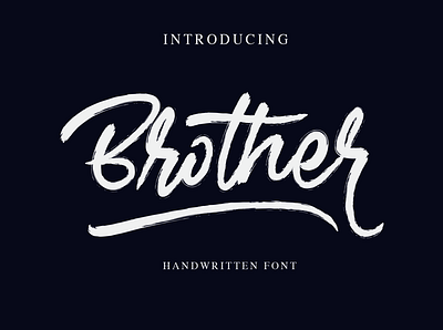 Brother Brush Free Font font fonts free download free font free fonts freebies freefont type typeface typography