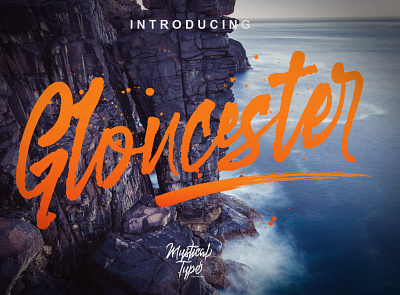 Gloucester Free Brush Font font fonts free download free font free fonts freebies freefont type typeface typography