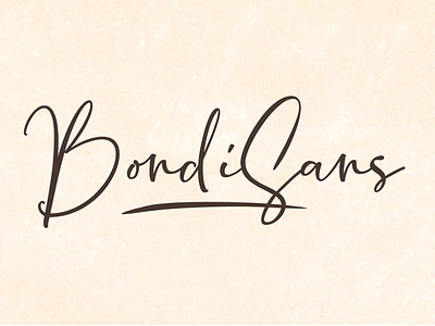 BondiSans Free Script Font