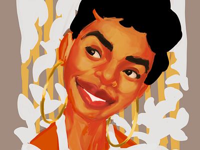 Do what you Can clip studio paint design digital painting face female illustration portrait smile theme vector