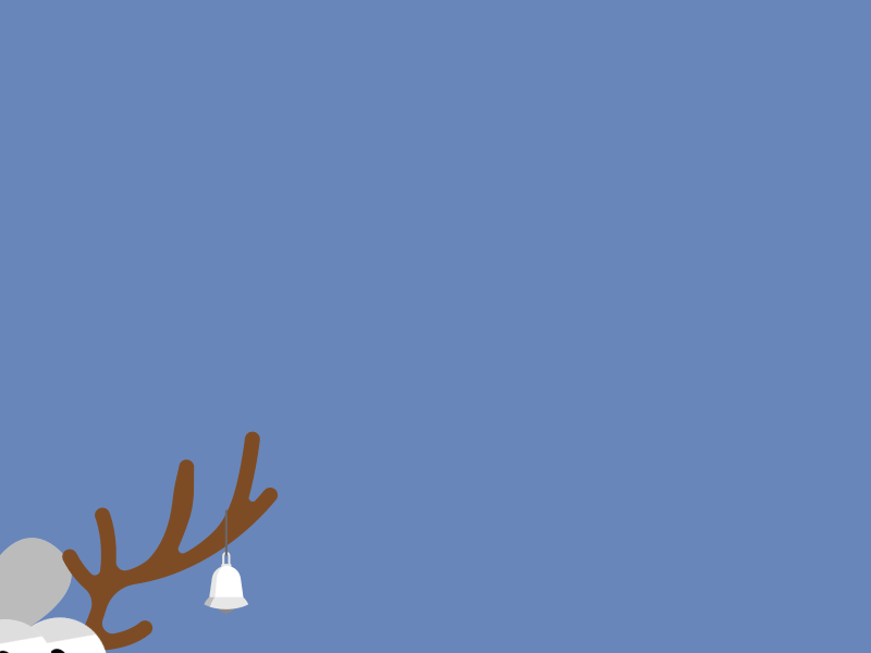 Christmas deer after effects animal animated animation christams deer dog gif illustraion motion new year vector