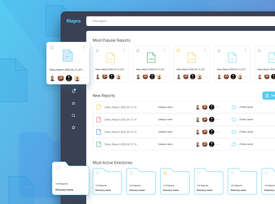 Filepro Dashboard admin panel concept dashboad design desktop desktop app file management file manager interaction interface light management app material design modern report design responsive ui user experience user interface design ux web platform