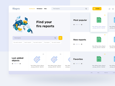 Filepro Dashboard concept design admin panel concept dashboad design desktop desktop app file management file manager flat design interface light management app material design report design responsive ui user experience user interface design ux vector illustration web platform