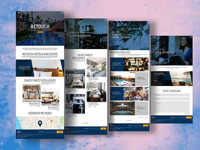 Hotel Website UI Design branding design figma graphicdesign uiux web design