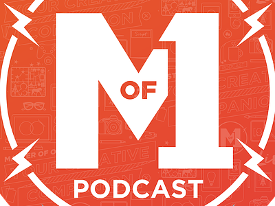 Mof1 Podcast Logo Magnet design entertainment film fun games information inspiration logo podcast toys tv