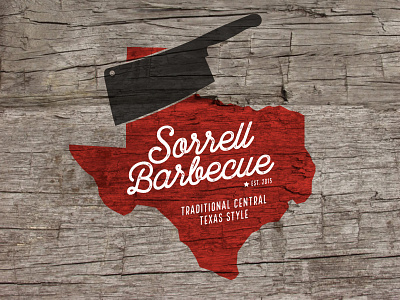 Sorrell Barbecue barbecue branding fun illustration logo meat smoked texas