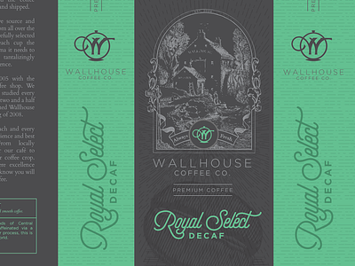 Wall house Coffee - Royal Select coffee design packaging product wallhouse