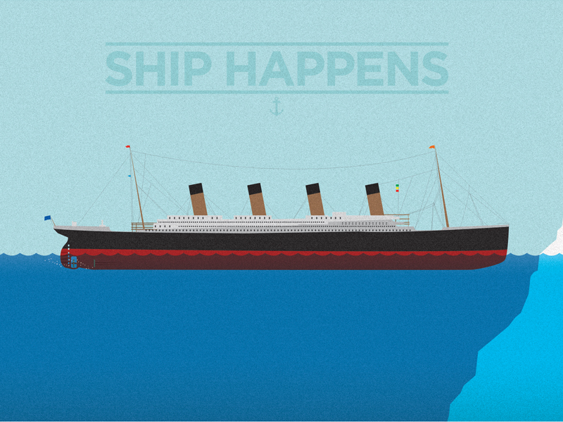 Ship Happens by Andrew Sale on Dribbble