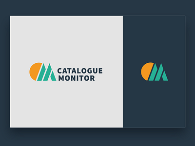 Catalogue Monitor Logo ecommerce logo saas app