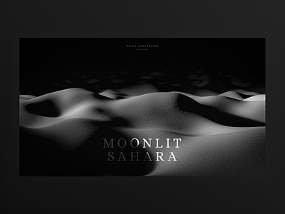 Moonlit Sahara 3d abstract c4d cinema 4d cinema4d dune moonlight