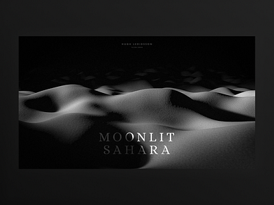 Moonlit Sahara