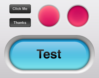 Web Buttons Analysis aqua blue button buttons circle grey indent pink rounded rectangle web webdesign webdev