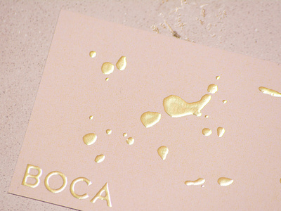 BOCA - Photography branding desert restaurant stationery