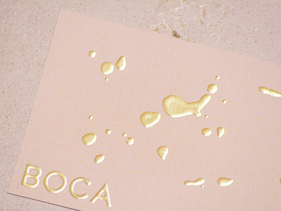 BOCA - Photography branding desert restaurant stationery