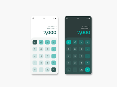 Daily UI | Day 004 - Calculator design ui ux
