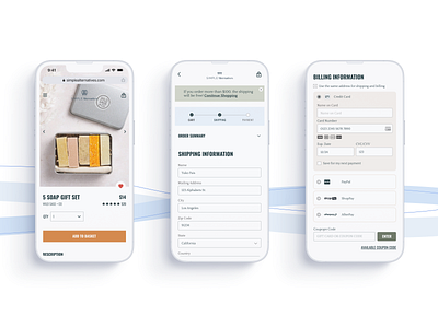 Case Study: Plastic-Free eCommerce Web App Mockups 02