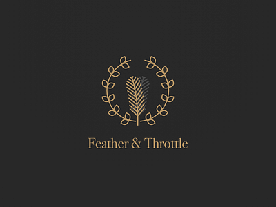 Feather & Throttle Branding branding identity logo