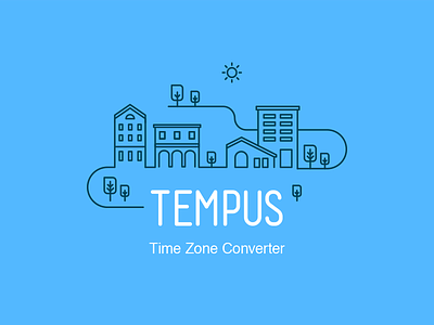 Tempus blue city converter day night splash screen sun time town