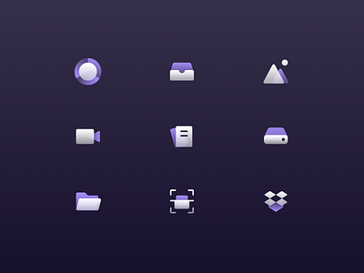 Icon Set app graphic design icon set icons ioc macos ui