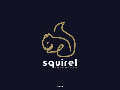 squirel brand branding logo logo branding logo design logo inspirations logodesign minimalist modern simple