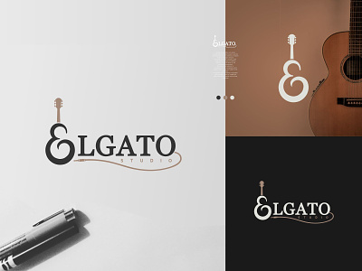 Elgato brand branding guitar icon letter e logo branding logo design logo inspirations minimalist modern music simple simple logo typography