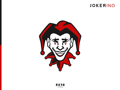 JOKERINO brand branding illustration joker logo branding logo design logo inspirations logodesign minimalist modern poker online simple logo