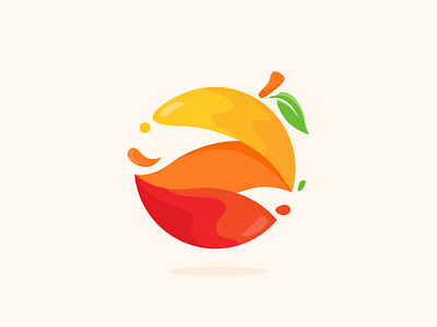 fresh fruit branding cicle design fresh fresh design fruit icon illustration logo design logo inspirations minimalist modern simbol simple vector
