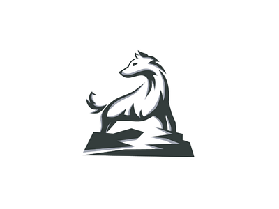 Wolf animal branding logo design logo inspirations simple logo wolf