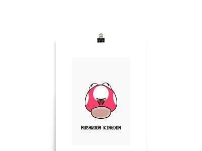 Mushroom Kingdon Illustration branding character character design design illustration illustrator minimal vector