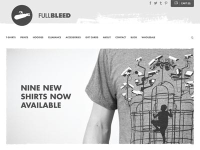 Fullbleed.org - New site + store