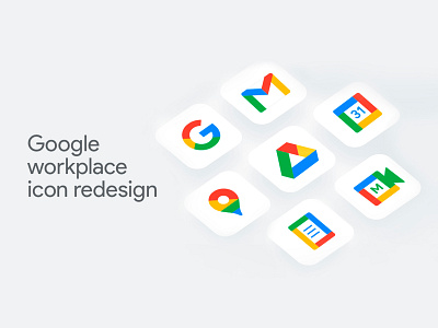 Google workplace icon redesign personal project design google icon logo workspace