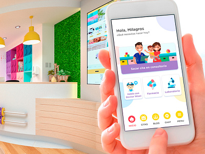 Wawi pediatric health App Design android app ui ux