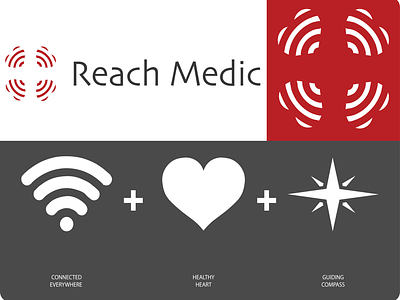 Reach Medic - Logo design brand design branding digital health healthcare healthcareit logo logo design telehealth telemedicine urban