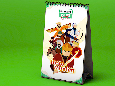 Muslim Heroes Illustration - Calendar 2020 calendar 2020 calendar design design heroes illustration muslim muslim heroes vector