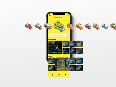 Mobile Food App digital product design mobile application design react react native user interface design