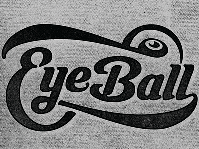 Eyeball (Text) custom eyeball typography