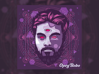 Opey Bobo portrait vector