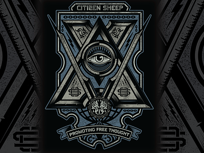 Citizen Sheep (Clothing) apparel eye fraternity mason masonic secret society triangle