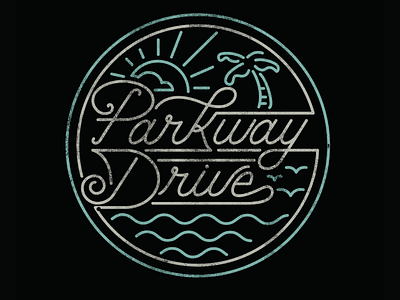 Parkway Drive (On Vacation) australia beach hawaii metal parkway drive vintage