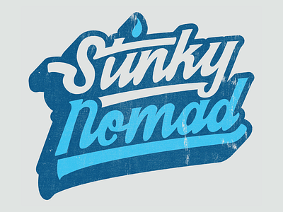 Stinky Nomad calligraphy font process type typography video