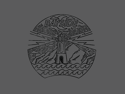 Bayside Harbor bayside lighthouse shirt storm tee